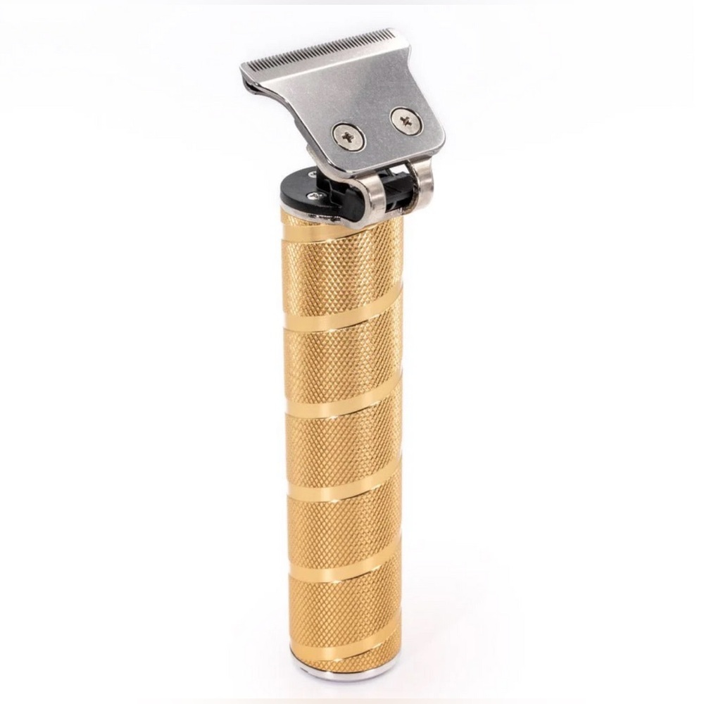 NWT Barbarossa Brothers Skeleton Hair & Beard Trimmer - Knurled Gold